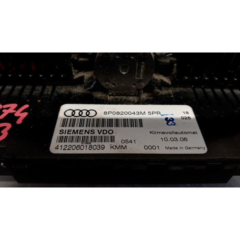 AUDI AC CONTROL UNIT AUDI A3 Sportback 2005>2008 used