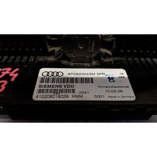 AC CONTROL UNIT AUDI A3 Sportback 2005>2008 used