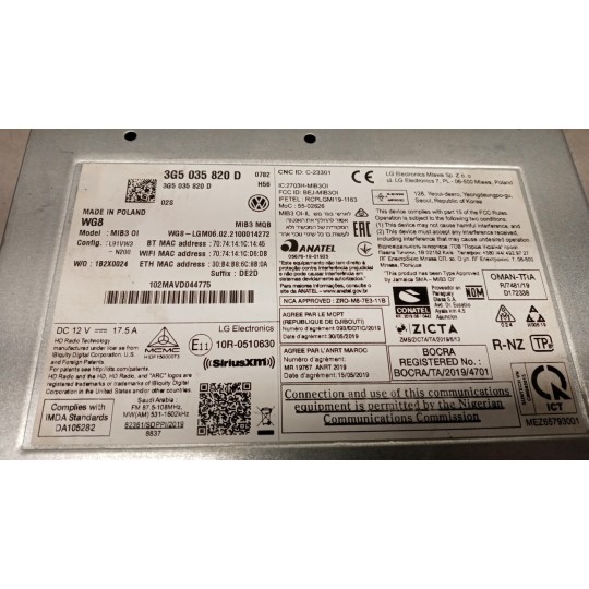 CAR RADIO VOLKSWAGEN Polo 2017>2021 used