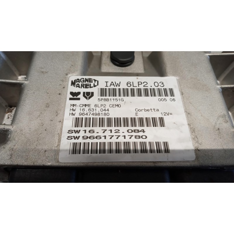 PEUGEOT CENTRALINA MOTORE PEUGEOT 206 2003>2012 usato