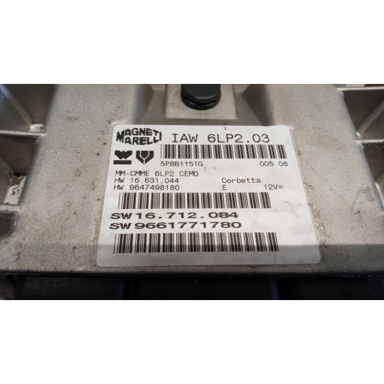 CENTRALINA MOTORE PEUGEOT 206 2003>2012 usato