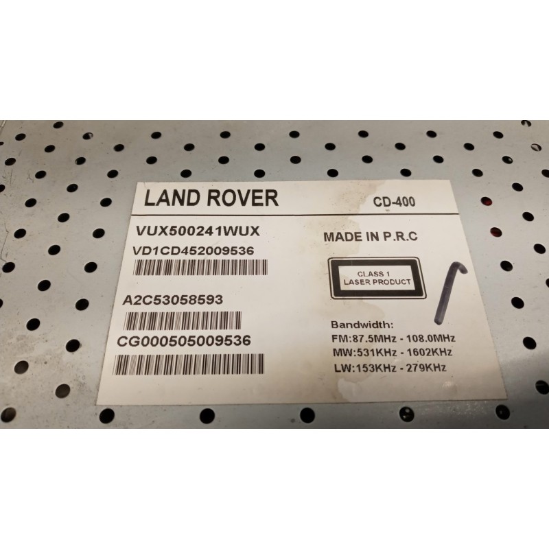 LAND ROVER AUTORADIO LAND ROVER Discovery  2004>2009 usato