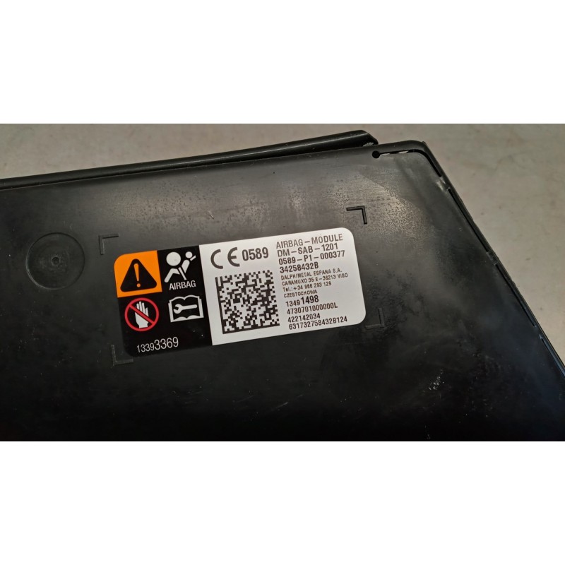 OPEL CURTAIN AIRBAG LEFT OPEL Insignia 2017> used