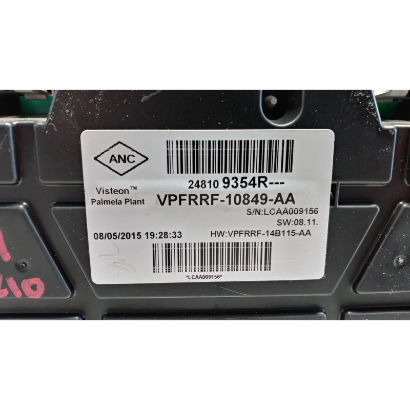 RENAULT INSTRUMENT PANEL RENAULT Clio 2012>2016 used