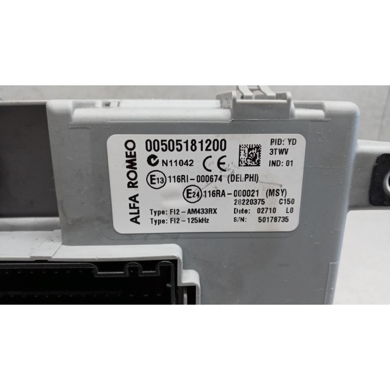 ALFA ROMEO ENGINE UNIT ALFA ROMEO Mito 2008>2011 used