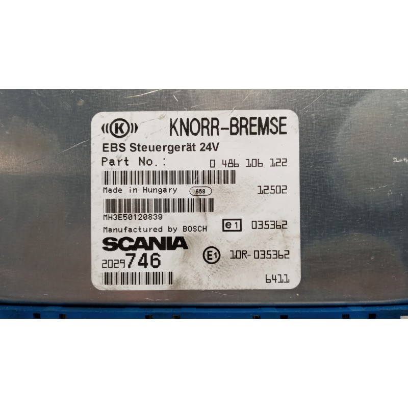 SCANIA CENTRALINA EBS CONTROLLO FRENATA SCANIA Serie R 2005> usato