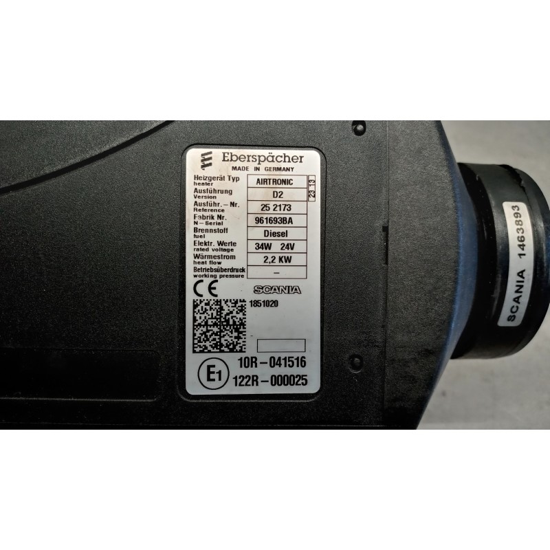 SCANIA WEBASTO SCANIA Serie R 2014> used