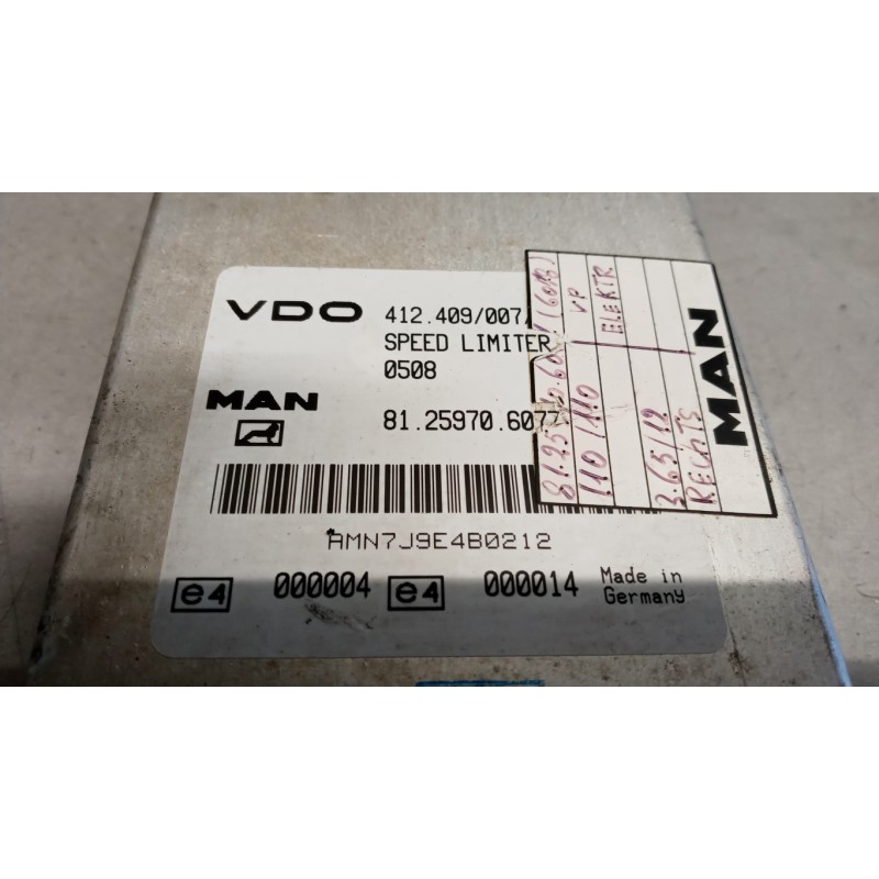 MAN VARIOUS CONTROL UNITS  MAN L2000 1993>2000 used