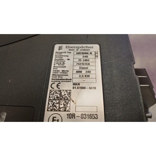 WEBASTO MAN TGX euro 6 usato