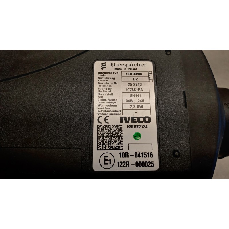 IVECO WEBASTO IVECO Stralis 2013> used