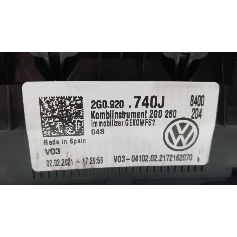 VOLKSWAGEN QUADRO STRUMENTI VOLKSWAGEN Polo 2017>2021 usato