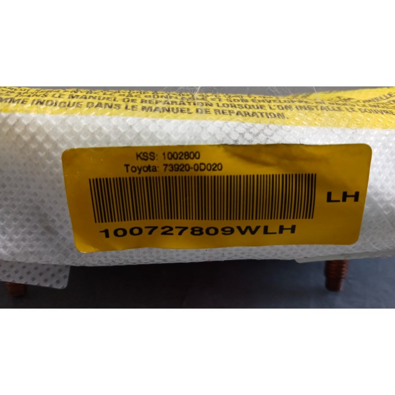 TOYOTA CURTAIN AIRBAG LEFT TOYOTA Yaris 2008>2011 used