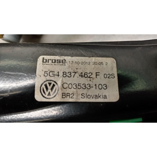 FRONT RIGHT POWERED WINDOWS  VOLKSWAGEN Golf 7 2012>2016 used