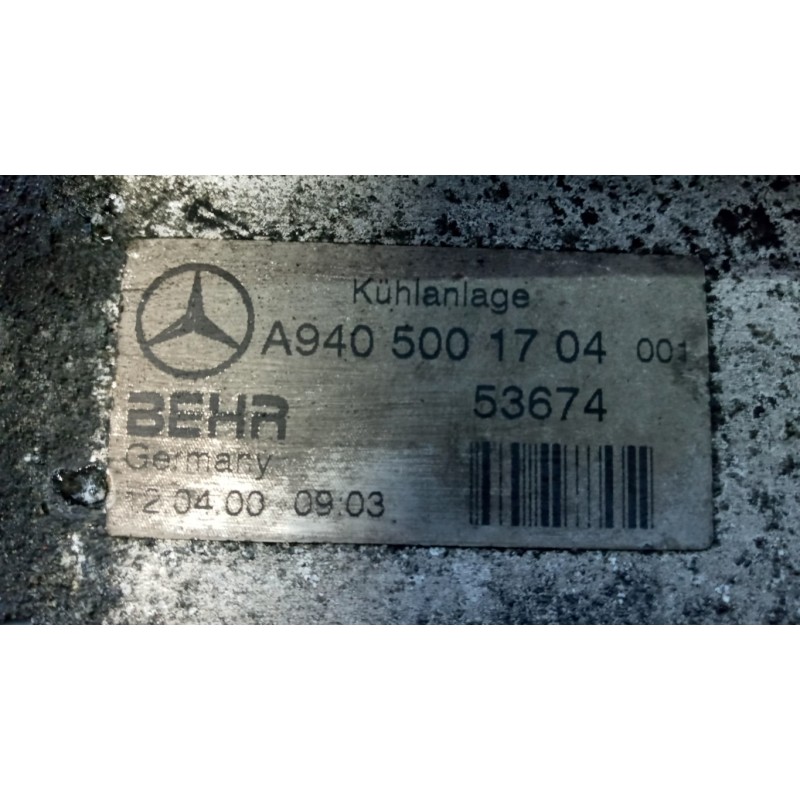 MERCEDES-BENZ truck WATER HEAT RADIATOR  MERCEDES-BENZ truck Atego 970 used