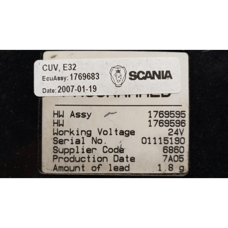 SCANIA CENTRALINE VARIE A SCANIA Serie R 2005> usato