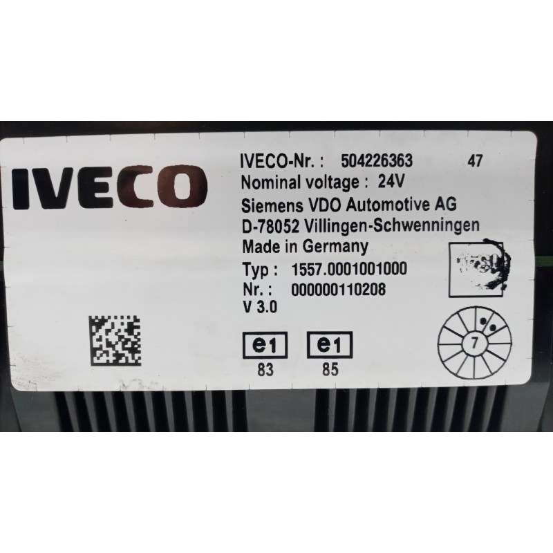 IVECO INSTRUMENT PANEL IVECO Stralis 2007>2013 used