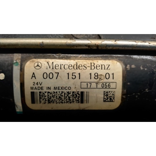 STARTER MOTOR MERCEDES-BENZ truck Actros euro 6 2014>2021 used
