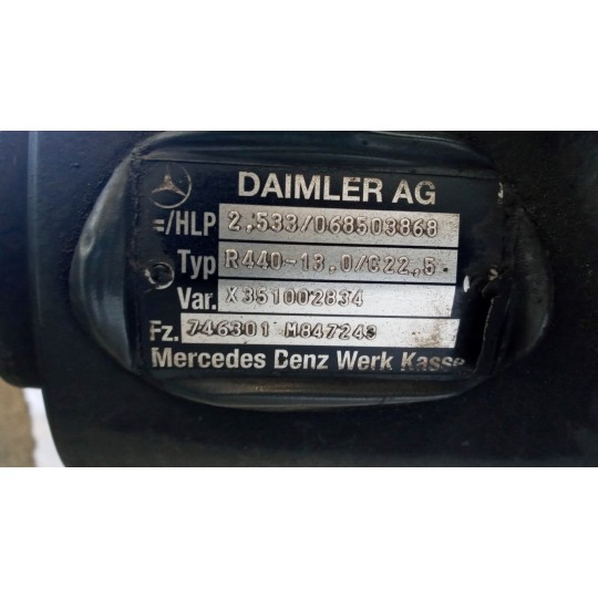 GRUPPO DIFFERENZIALE POSTERIORE MERCEDES-BENZ truck Actros euro 6 2014>2021 usato