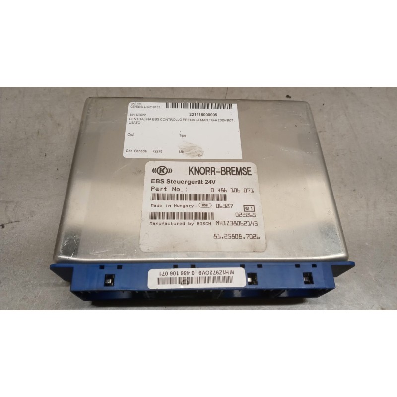 MAN EBS CONTROL UNIT  MAN TG-A 2000>2007 used