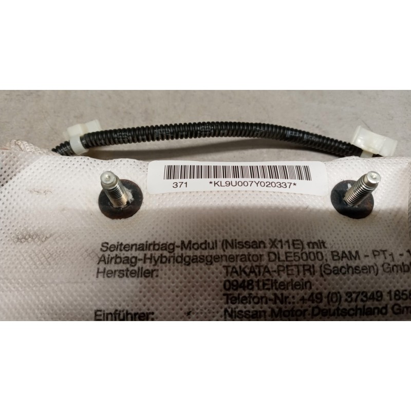 NISSAN AIR BAG LATERALE SINISTRO NISSAN Note 2006>2008 usato