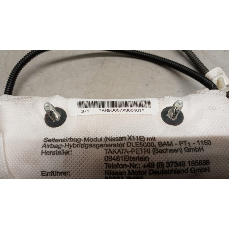 NISSAN CURTAIN AIRBAG RIGHT  NISSAN Note 2006>2008 used