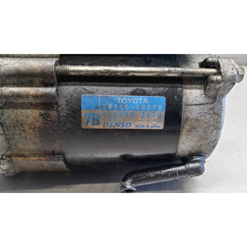 TOYOTA STARTER MOTOR TOYOTA Yaris 2005>2008 used