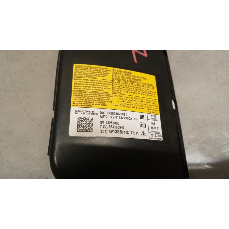 OPEL CURTAIN AIRBAG RIGHT  OPEL Zafira C 2011>2016 used
