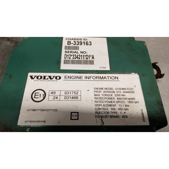 CENTRALINA MOTORE VOLVO truck FH12 II 2002>2008 usato