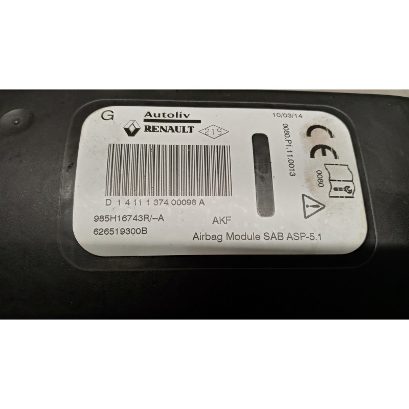RENAULT CURTAIN AIRBAG LEFT RENAULT Scenic 2013>2016 used