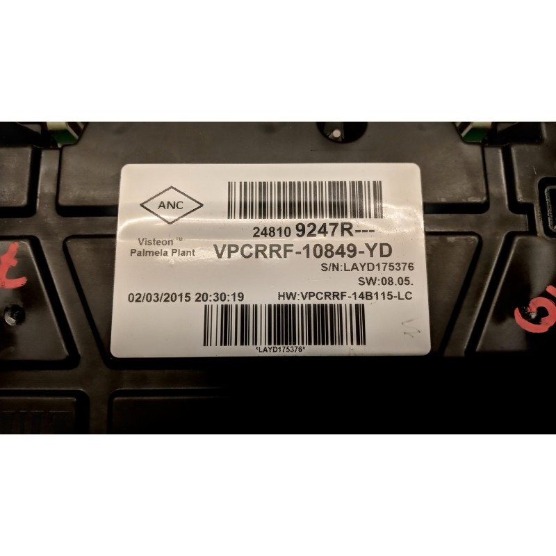 RENAULT INSTRUMENT PANEL RENAULT Clio 2012>2016 used