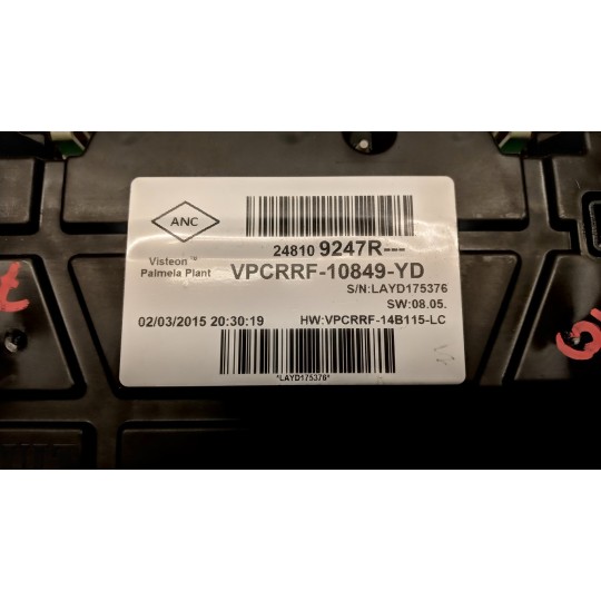 INSTRUMENT PANEL RENAULT Clio 2012>2016 used