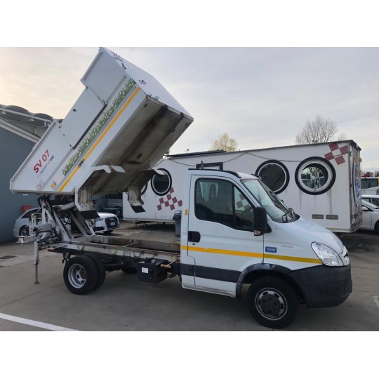 IVECO 50C15 DAILY GUIDA DX VASCA RIBALTABILE PER RIFIUTI