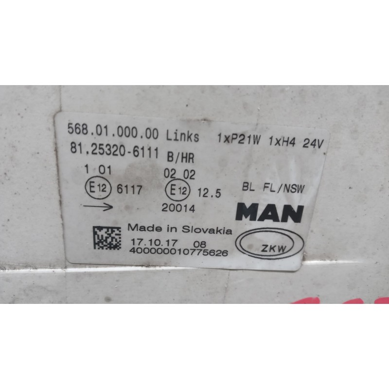 MAN FENDINEBBIA SINISTRO MAN TGM usato