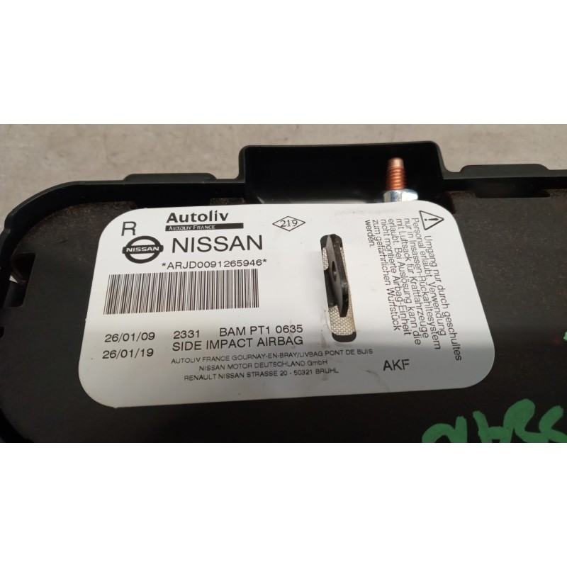 NISSAN CURTAIN AIRBAG RIGHT  NISSAN Qashqai+2 2008>2010 used
