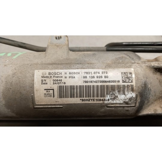 STEERING BOX CITROEN Jumpy 2016> used