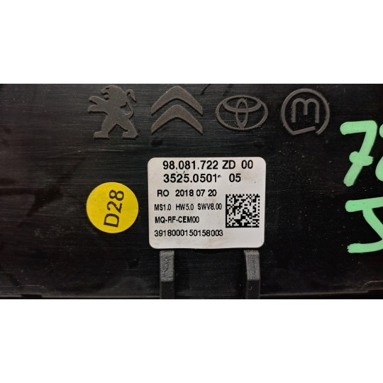 AC CONTROL UNIT CITROEN Jumpy 2016> used