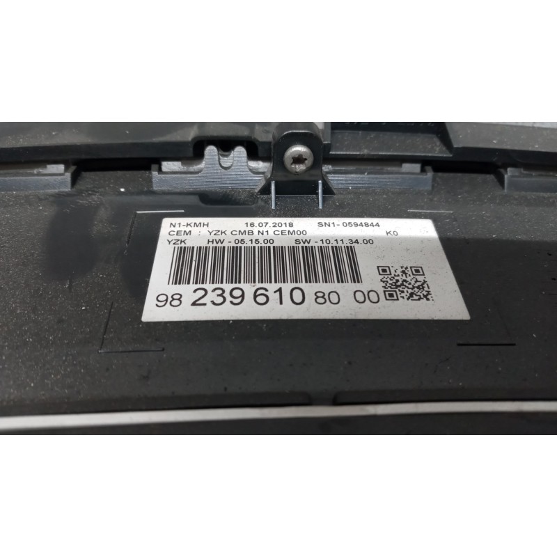 CITROEN QUADRO STRUMENTI CITROEN Jumpy 2016> usato