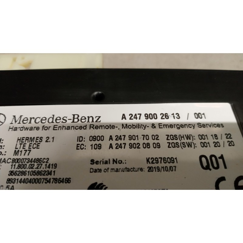 MERCEDES-BENZ CENTRALINE VARIE MERCEDES-BENZ Classe A (W177) 2018> usato