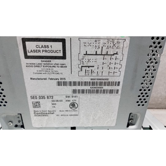 CAR RADIO SKODA Octavia 2013> used