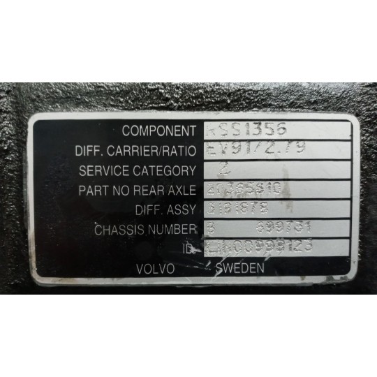 GRUPPO DIFFERENZIALE POSTERIORE VOLVO truck FH euro 6 usato
