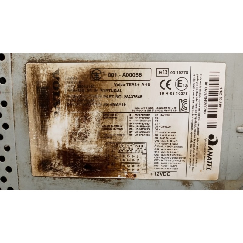 VOLVO truck CAR RADIO VOLVO truck FH euro 6 used