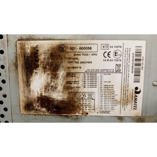 CAR RADIO VOLVO truck FH euro 6 used