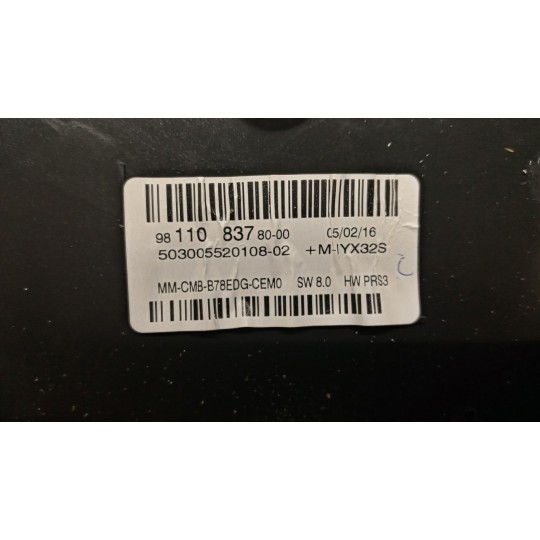 QUADRO STRUMENTI CITROEN C4 Grand Picasso 2013>2018 usato