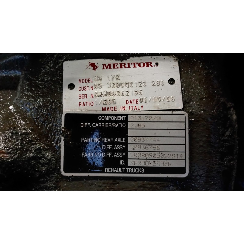 RENAULT truck ASSALE POSTERIORE RENAULT truck Premium 2005>2013 usato