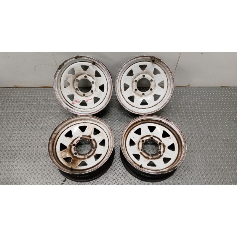 NISSAN KIT 4 CERCHI IN FERRO NISSAN Patrol 1981>1989 usato