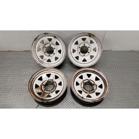 KIT 4 CERCHI IN FERRO NISSAN Patrol 1981>1989 used