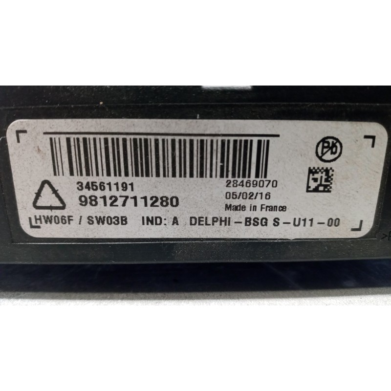 CITROEN VARIOUS CONTROL UNITS  CITROEN C4 Grand Picasso 2013>2018 used