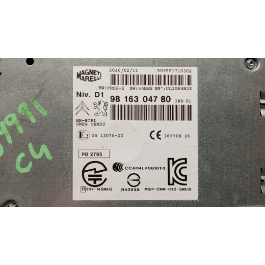 CAR RADIO CITROEN C4 Grand Picasso 2013>2018 used