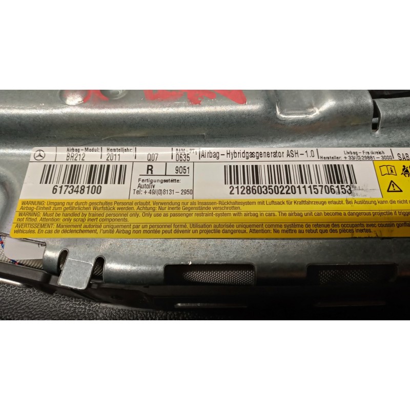 MERCEDES-BENZ AIR BAG LATERALE DESTRO MERCEDES-BENZ Classe E (W/S212) 2009>2012 usato