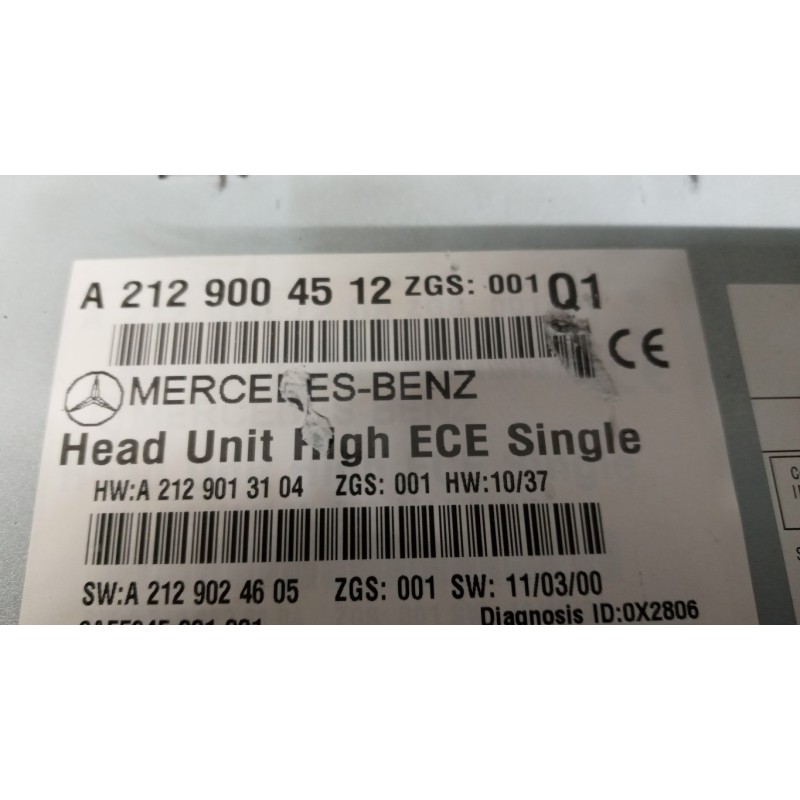 MERCEDES-BENZ AUTORADIO MERCEDES-BENZ Classe E (W/S212) 2009>2012 usato